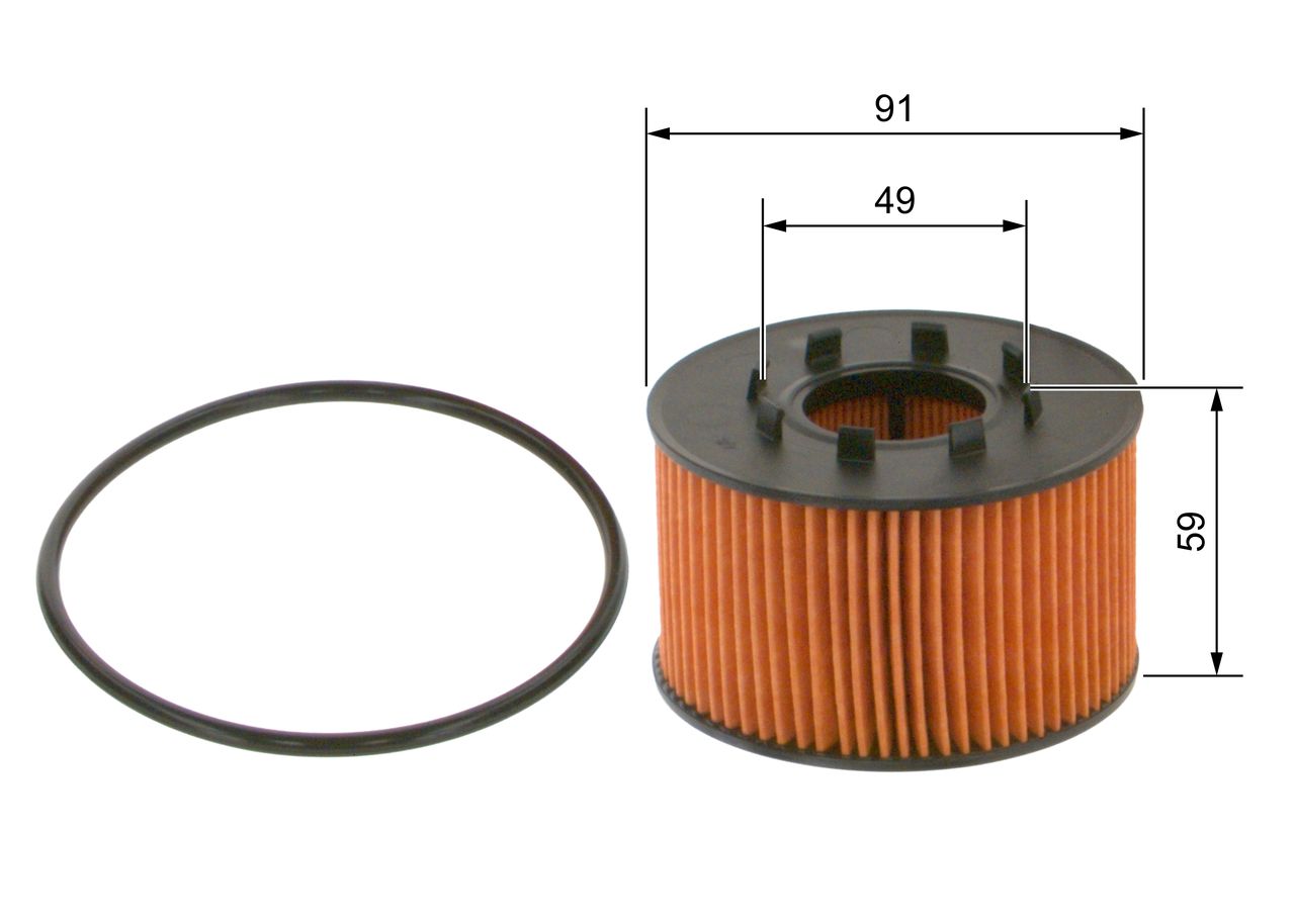Filtro de aceite (Lubricación) BOSCH | 1 457 429 239