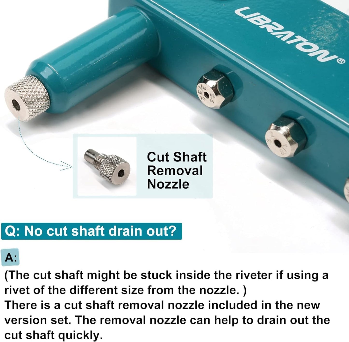 LIBRATON Remachadora Manual, Pistola Remachadora, Remachadora Profesional Con 200 Remaches (2,4 Mm/3,2 Mm/4,0 Mm/4,8 Mm) Y 4 Brocas HSS, Para Metal, Madera Y Plástico