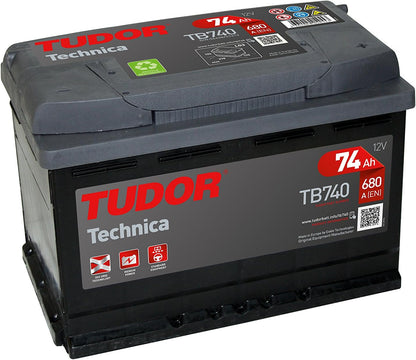 Batería De Coche, , TB740, Bateria De Plomo Y Acido, 74Ah, 680A, Technica, Para Vehiculos Sin Sistema Start-Stop, Automovil De Turismo