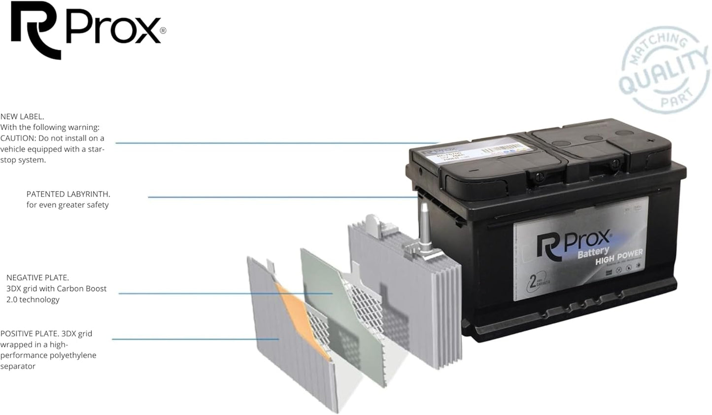 Batería De Coche 74 Ah 680 Amp. 24 Meses De Garantía. Máxima Potencia Arranque. Fabricante Lider Europeo.