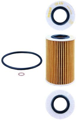 Filtro de Aceite MAHLE OX 436D — Hyundai, Kia | 6 Refs. OEM