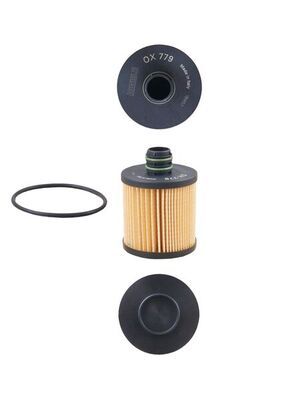 Filtro de Aceite MAHLE OX 779D — Alfa Romeo, Fiat, Jeep, Lancia, Opel, Suzuki
