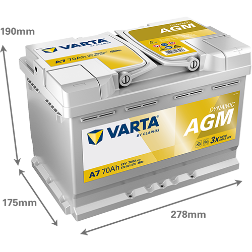 Batería de arranque | Batería de arranque (Universal) VARTA | 570901076K262
