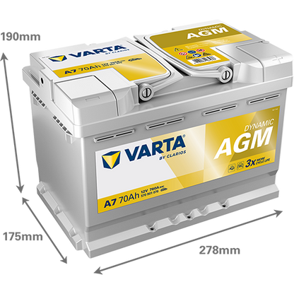 Batería de arranque | Batería de arranque (Universal) VARTA | 570901076K262