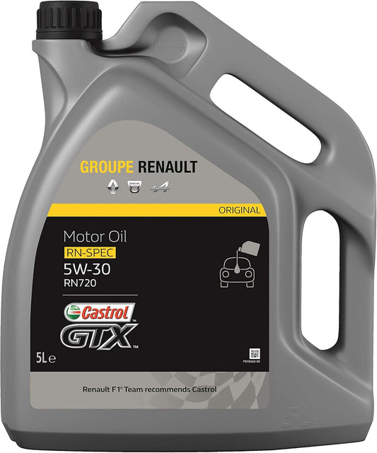 Aceite Motor Castrol GTX Rn-Spec 5W30 RN720, 5 Litros Original