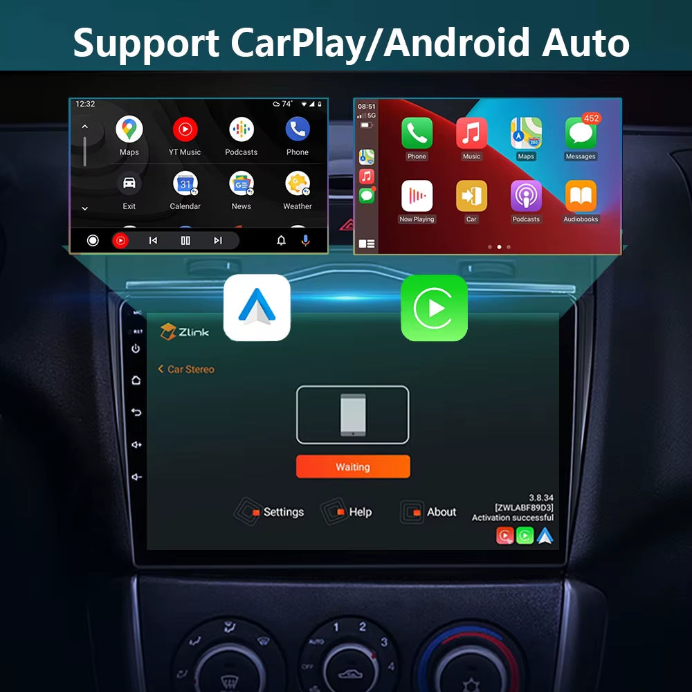 2Din Android Car Radio for Kia Rio 2 2005-2011 Autoradio Multimedia Automotive Carplay Android Auto Wireless Amplifier Car Video