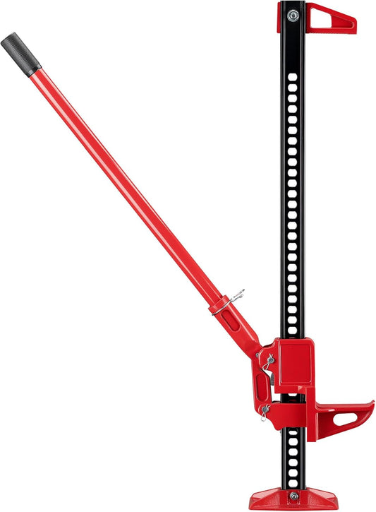 Wiltec Gato Hidráulico De 48 Pulgadas Hasta 3000 Kg, Máx. 105 Cm De Elevación, Offroad Farm Jack, Cabrestante Para Todoterrenos, SUV Y ATV