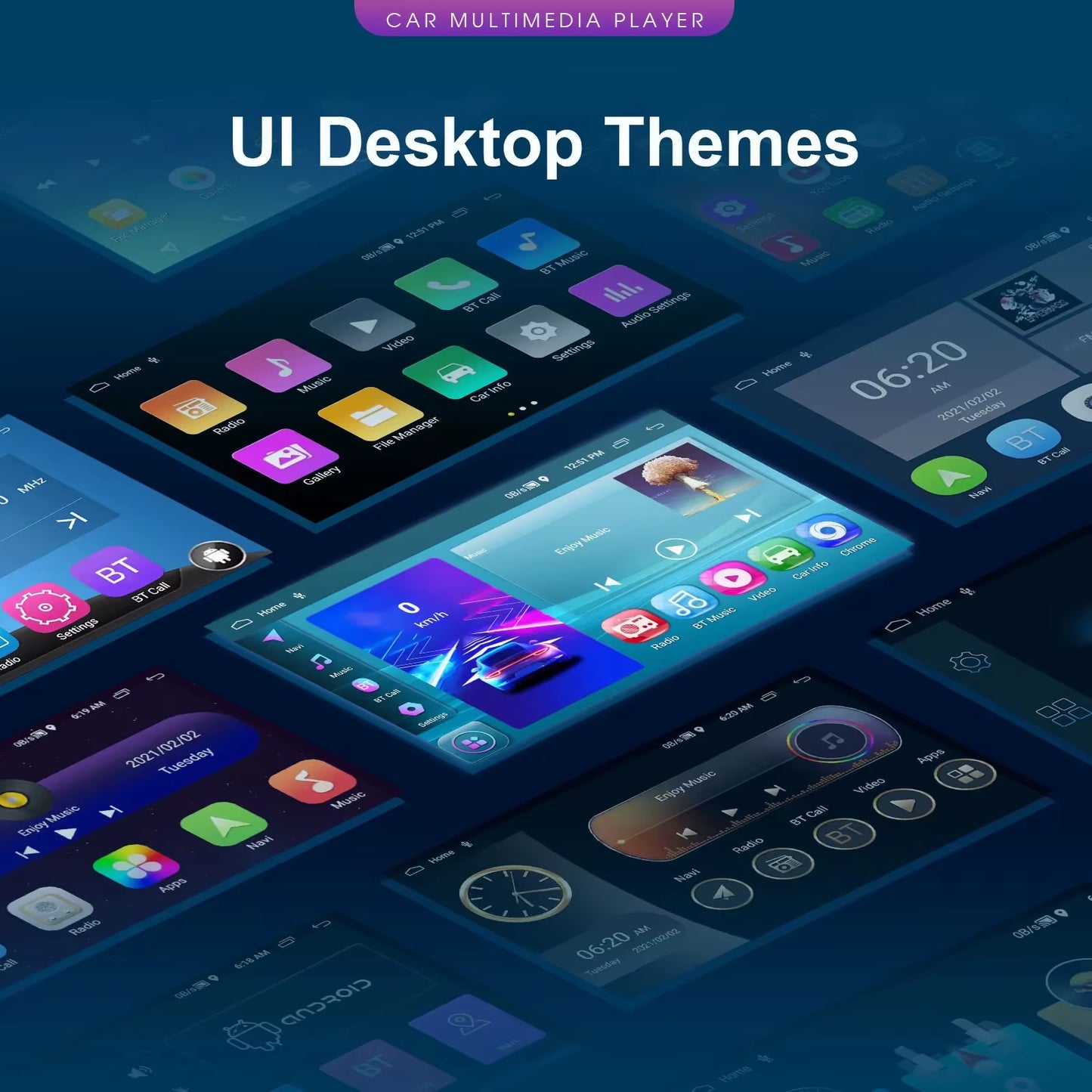 1 Din 4 Core 4G 64G 9 10 Inch Car Play Android Radio Multimedia Carplay Android Auto Stereo Receiver Player 1DIN GPS